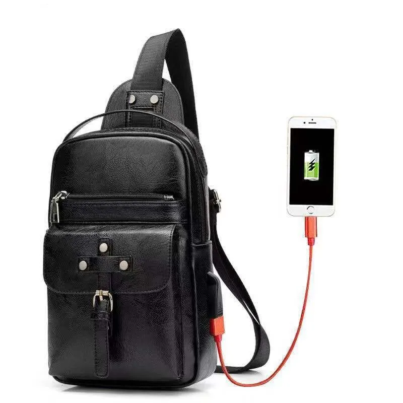 Backpack Waist Shoulder bag compatible with Ebook, Tablet and for Jinga Neon (2019) - Black