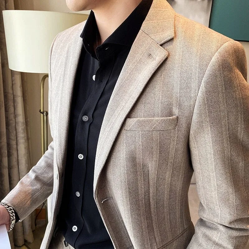 Blazer Masculino Slim Esporte Fino LC136