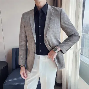 Blazer Masculino Slim Esporte Fino LC140