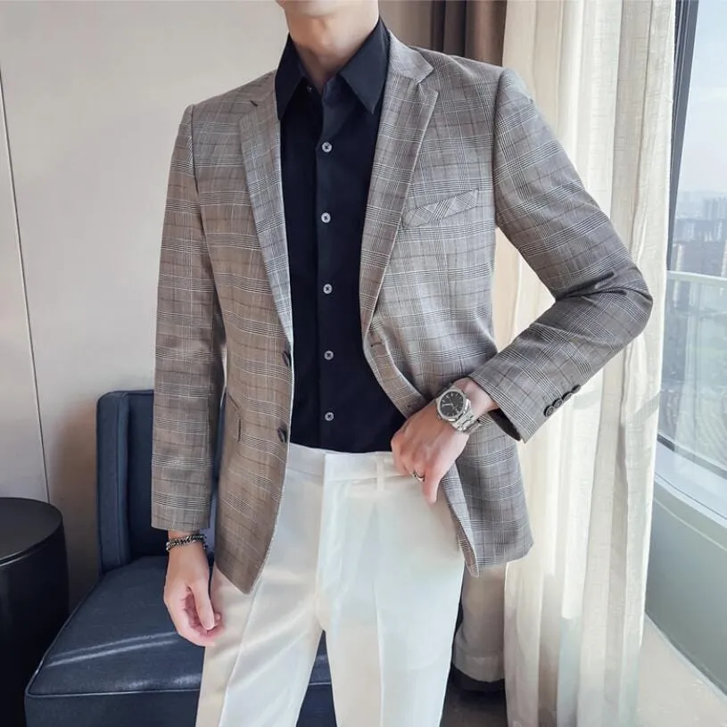 Blazer Masculino Slim Esporte Fino LC140