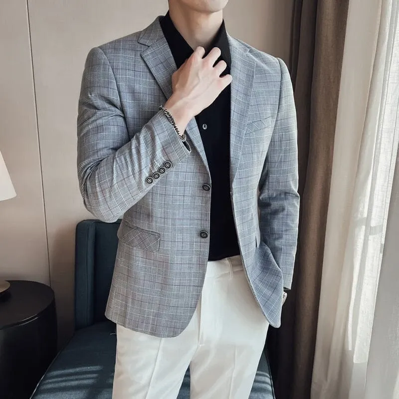 Blazer Masculino Slim Esporte Fino LC140