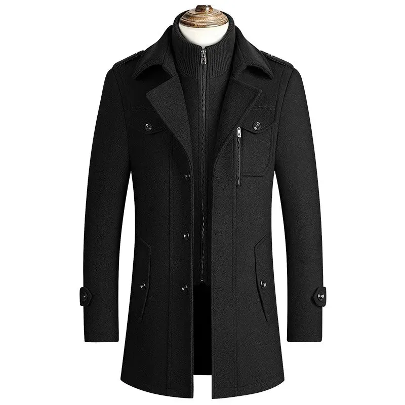 Juliano™ Luxury Virgin Wool Overcoat