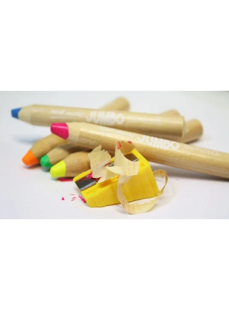 Mont Marte Jumbo Fluoro Pencils 6pc