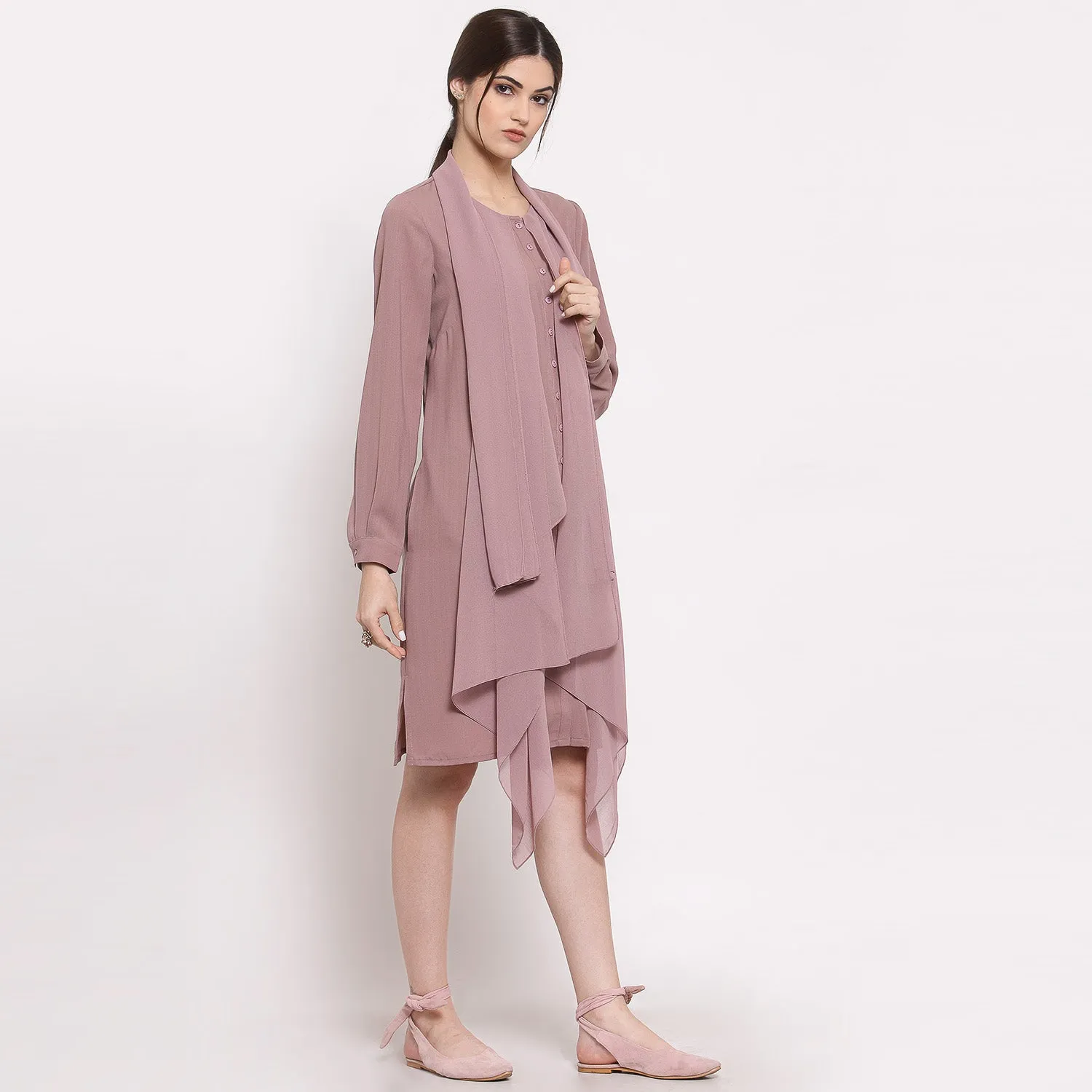 Pink Layered Dress